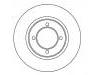 Disque de frein Brake Disc:43512-22070